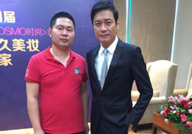 广州JJB竞技宝与明星合影